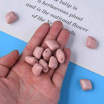 Непрозрачные акриловые бусины MACR-S373-15A-A14-1