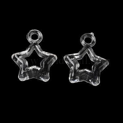 Pendentifs en acrylique transparent &nbsp;OACR-C016-20-1