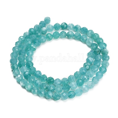 Fili di perline amazonite naturale&nbsp;G-T152-A01-4mm-1