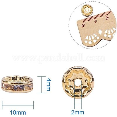 Латунные бусины разделители для поставки стразов RB-PH0008-02-1