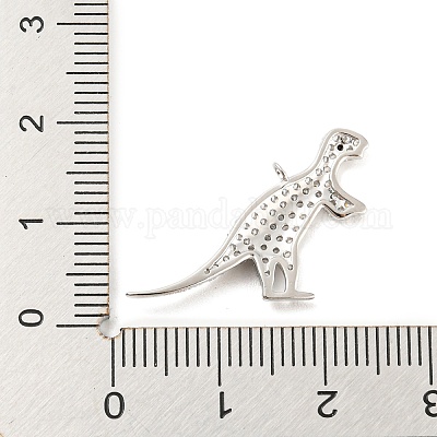 925 стерлингового серебра микро проложить кубического циркония подвески STER-Q190-05P-1