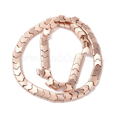 Гальванические нити из синтетических немагнитных гематитовых бусин G-I364-E01-RG-1