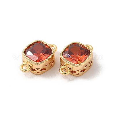 Настоящие 18-каратные позолоченные латунные фианиты KK-M243-04G-03-1