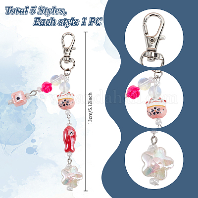 5 шт. подвеска из акрила HJEW-DR00155-1