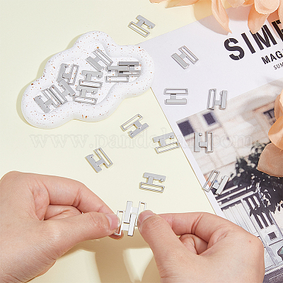 Зажимы для бикини из сплава 12 шт. FIND-FH0009-36-1