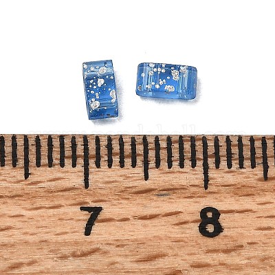 Прозрачные стеклянные бусы с 2 отверстием SEED-S023-30B-27-1