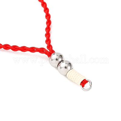 5 шт. ожерелья из вощеного полиэстера AJEW-JB01391-1