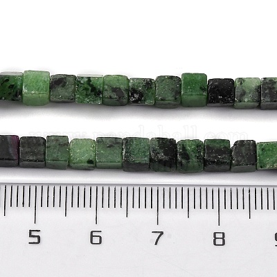 Натуральный рубин в цоизита бусин пряди G-F631-K31-1