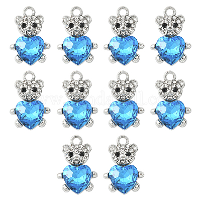 10 шт. подвески из сплава стекла&nbsp;GLAA-YW0005-41P-02-1