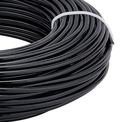 BENECREAT 23 Feet 3 Gauge Aluminum Wire Black Bendable Metal Sculpting Wire for Floral Model Skeleton Art Making and Beading Jewelry Work AW-BC0007-3.0mm-10-1