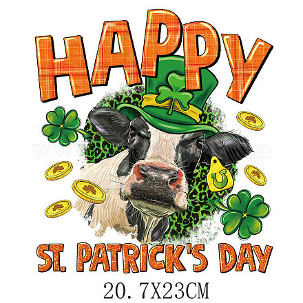 Sublimationsaufkleber für Haustiere zum Thema St. Patrick's Day PW-WG54065-02-1