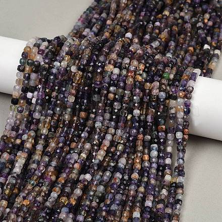 Природного флюорита бисер нитей G-RM2025-C42-C-1