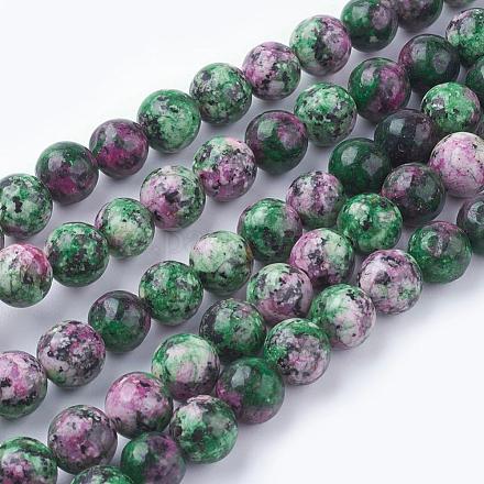 Chapelets de perles en pierre gemme naturelle X-G-G086-8mm-1-1