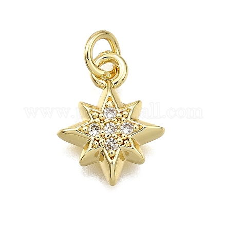 Латунные микро проложить кубического циркония подвески KK-Z100-14G-1