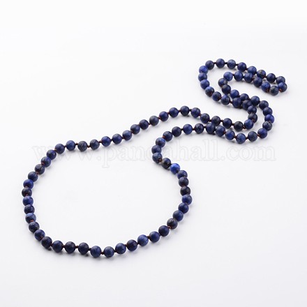 Naturelles lapis-lazuli colliers NJEW-D264-08-1
