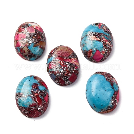 Синтетическая серебряная линия и регалит / имперская яшма / морская яшма&nbsp;LS-G-P299-L02-1