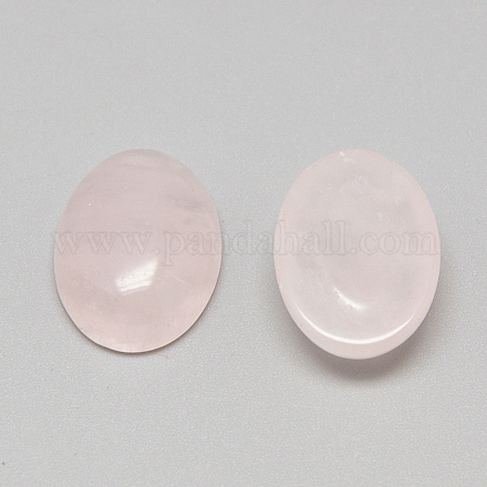 Cabochons de quartz rose naturel G-Q957-04B-20x30-1