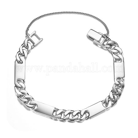 Bracelet chaîne en argent sterling shegrace 925 pour femme JB450A-1