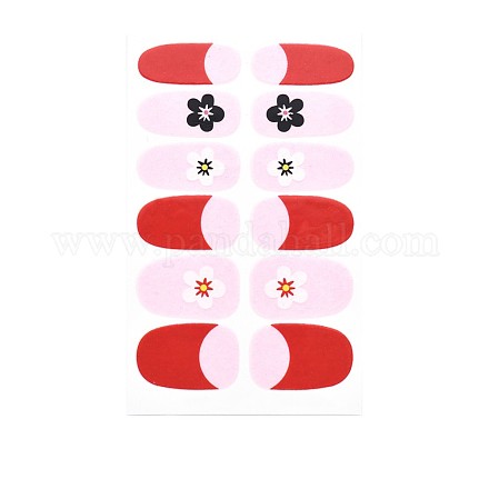 Цветочная серия наклейки для ногтей с полным покрытием MRMJ-T109-WSZ468-1