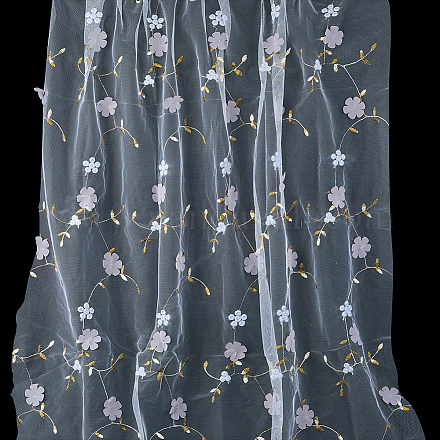 3d цветочная молочная ткань для вышивки AJEW-WH20006-241B-1