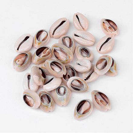 Perles de coquillage cauri naturelles X-BSHE-S053-1