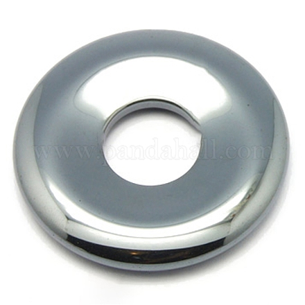 Немагнитная синтетический гематит кулон G-D015-26-1