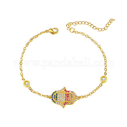 SHEGRACE Brass Link Bracelets JB002A-X-1