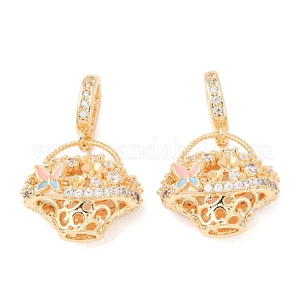 Латунный микро-паве кубический цирконий KK-A279-10G-1