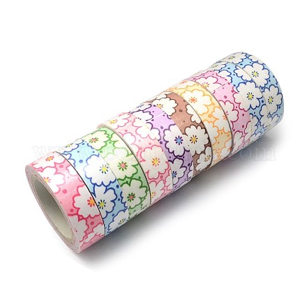 Sola flor cara impresa cinta de algodón OCOR-S071-1.5cm-M-1
