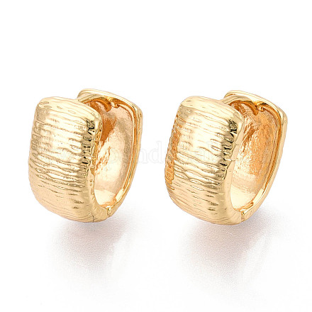 Латунные серьги обруча EJEW-N061-03G-1