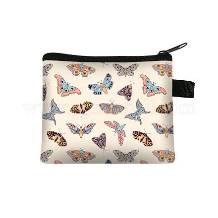 Butterfly Pattern Polyester Clutch Bags PAAG-PW0016-16J-1