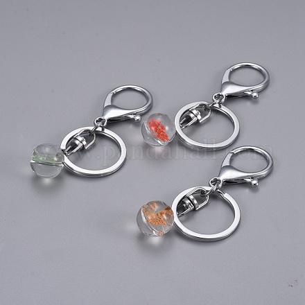 Porte-clés pendentifs en verre KEYC-JKC00192-M-1