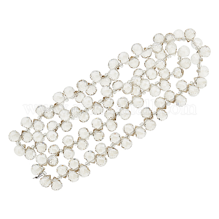 Гальванизируйте прозрачное стекло бисер нитей EGLA-FI0001-01A-1