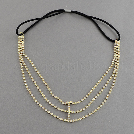 Bandeau de chaîne de tête en métal de mode pour femmes de nouveau design OHAR-R150-20-1