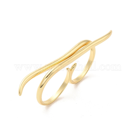 Открытые манжеты из латунной проволоки RJEW-P098-02G-1