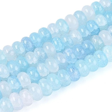 Стеклянные бусины GLAA-N059-5x8mm-07-1