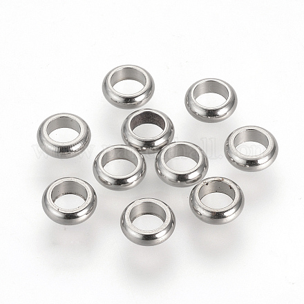 201 Stainless Steel Spacer Beads STAS-R071-33-1