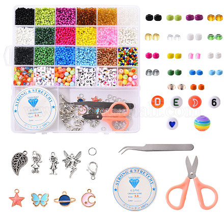 Kits de fabricación de joyas de pulsera de diy DIY-YW0002-65-1