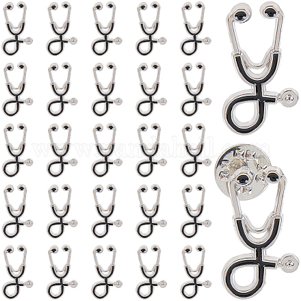 30шт креативные броши из цинкового сплава JEWB-CP0001-35-1