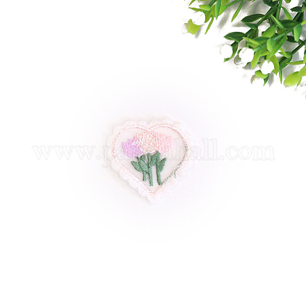 Хлопковые нашивки с цветочной вышивкой PW-WG81E55-01-1