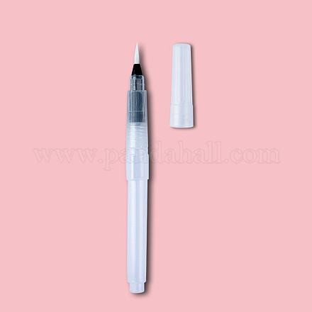 水着色筆ペン  絵筆  水溶性色鉛筆用  ホワイト  12x1.3cm  小筆先：12x1.5mm X-DRAW-PW0001-136A-1