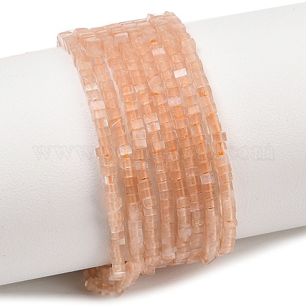 Натуральный Sunstone бисер пряди G-K399-B06-01-1