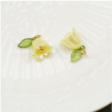 Подвески из непрозрачной смолы CRES-CJC0009-05G-04-1