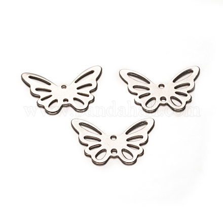 Filigree Butterfly 201 Stainless Steel Links connectors STAS-D111-51-1