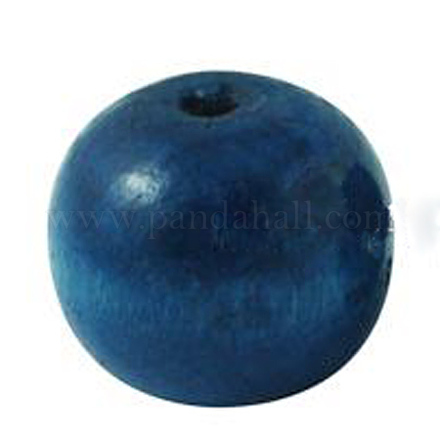 Dyed Natural Wood Beads TB092Y-12-LF-1