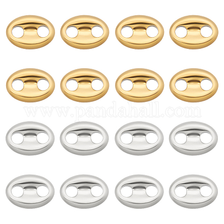 arricraft 16 Pcs Oval Jewelry Connecting Ring G-AR0004-77-1