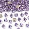 Preciosa® MAXIMA Crystal Fancy Stones, Czech Crystal, 435 23 615 Square, Dura Foiling, 20310 Violet, 6x6mm