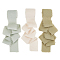 3 Rolls 3 Colors Cotton Frayed Ribbon, Fringe Raw Edge Ribbon, for Wedding Invitations, Bouquets, Gift Wrapping, Mixed Color, 1-3/4 inch(44mm), about 5.47 Yards(5m)/Roll, 1 roll/color