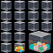 Plastic Packaging Boxes, Transparent Gift Case, Square, Clear, Finished Produt: 5.05x5.05x5.05cm