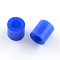 Melty Mini Beads Fuse Beads Refills, Tube, Blue, 3~3.3x2.5~2.6mm, about 40000pcs/500g